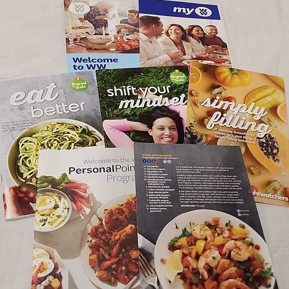 LARGE LOT of Weight Watchers Items - Binder, Booklets, Tongs, & Charms/Keychains - Picture 3 of 15